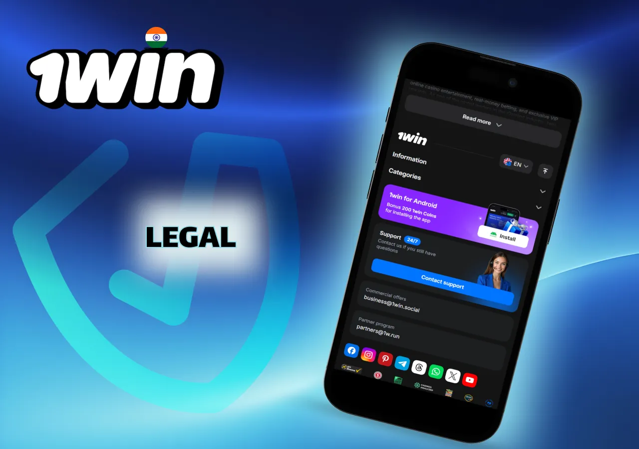 Is 1Win Legally Operating in the Indian Market?